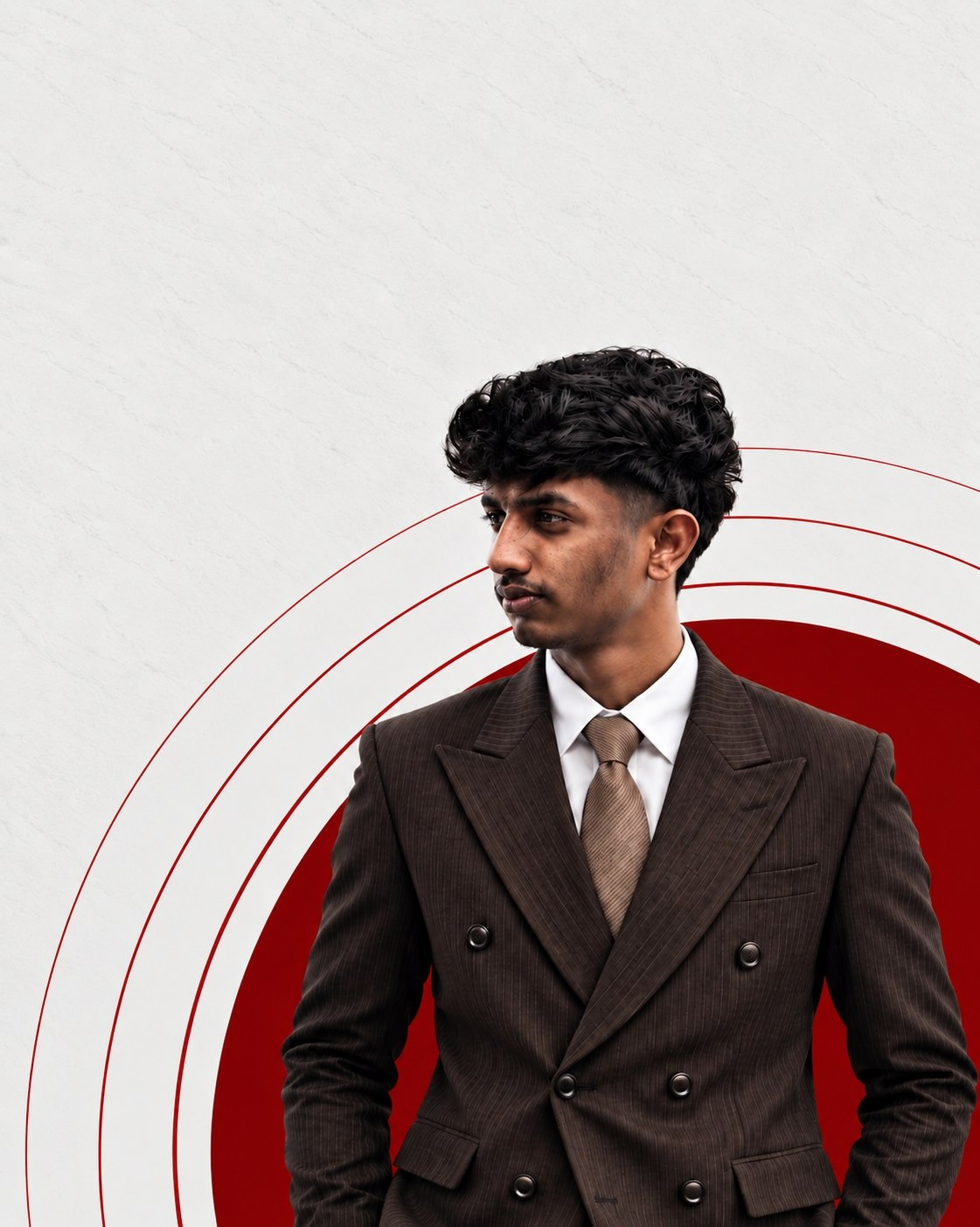 Shifas Shainad in a formal suit